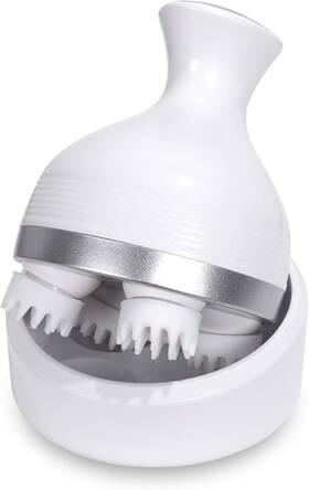 Er 784110164929 Electric Scalp Massager Portable Handheld Head With 4 Heads For Your St