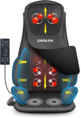Sl-229 Eruule Shiatsu Neck And Back Massager With Heat Compression For Full Body Relief