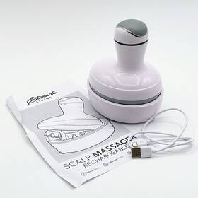 Pg94104 Eternal Living Scalp Massager Usb Rechargeable 4 Silicone Heads 84 Touch Points