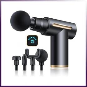 Eterus 850044268528 Muscle Massage Gun Deep Tissue Massager Pain Relief With 4 Heads