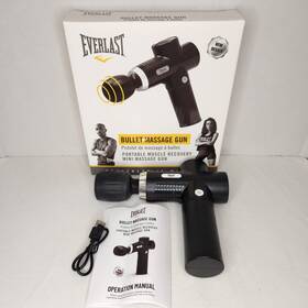 Everlast 194587716567 Bullet Massage Gun Cordless Rechargeable Portable Muscle Recovery