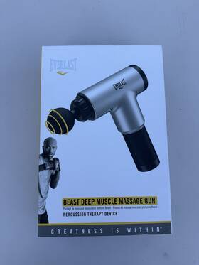 Everlast 198018244926 New. Beast Deep Muscle Massage Gun. Percussion Therapy Device