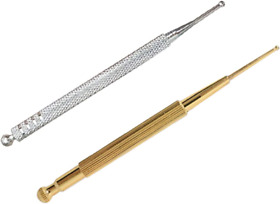 Facial Reflexology Tools Double Headed Spring Loaded Ear And Body Point Probe S