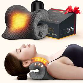 Famedio 744110787320 Heated Neck Stretcher For Pain Relief Magnetic Therapy Case/graphene Heating