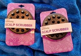 Family Beauty 032251965982 Scalp Scrubber 2 Hair Massagers Lot Of