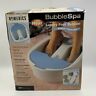 Fb-55 Homedics Bubblespa Luxury Foot Bubbler With Pedicure Kit Preowned