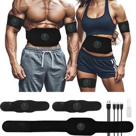 Fedomo 744585157109 Electronic Muscle Stimulator Abs Toner Ab Machine Trainer F