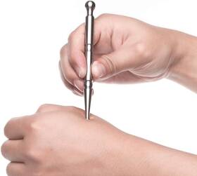 Feelfree Sport 779207939177 Stainless Steel Manual Acupuncture Pen-deep Tissue Silver
