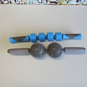 Fila 752454328185 Muscle Roller Body Massager Massage Stick Pain Relief Lot Of 2 Rollers