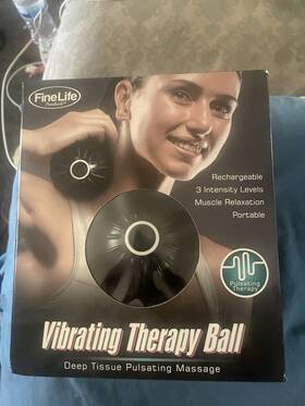 Bd6272298 Fine Line Products Vibrating Therapy Yoga Ball Life Rechargeable Massager With Usb Cable