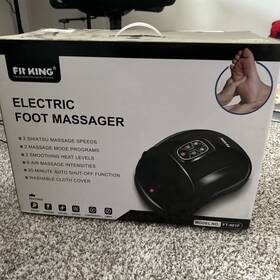 Ft-001f Fit King Foot Massager Machine Heat And Deep Kneading Reflexology