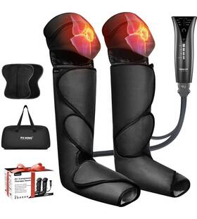 Ft-011a-wmt Fit King Leg And Foot Massager For Circulation With Knee Heat
