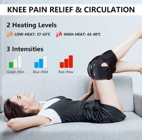 Ft-032k Fit King Adjustable Heat And Intensity Knee Massager Model