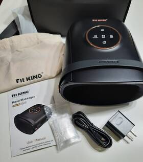 Ft-095h Fit King Hand Massager New Open Box Electric And Wrist Therapy Heat