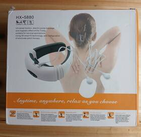 Hx-5880 Fit Smart Universal Neck Massager With 3d Technology Electric Pulse Massage
