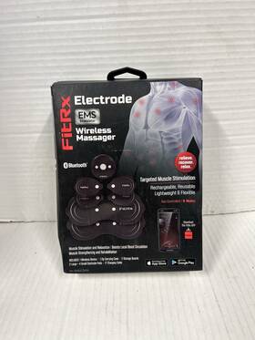Fitrx 841351177726 B7. Electrode Ems Stimulator Wireless Massager New Open Box