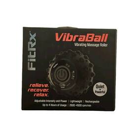 Fitrx 841351180061 Vibraball Massager Usb Rechargeable Compact Vibrating Textured Massage