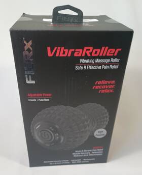 Fitrx 841351180078 Vibraroller New Vibrating Massage Roller Rechargeable Lightweight Portable