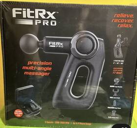 Fitrx 841351184052 Pro Precision Multi-angle Massager For Neck And Back Muscle Relief 5 Speeds