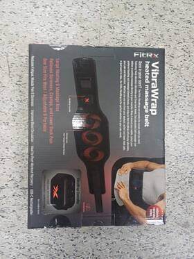 Fitrx 841351194877 Vibra Wrap Heated Massage Belt