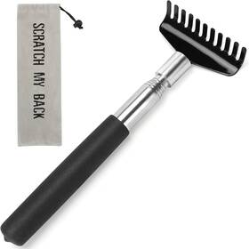 20240310 Flanker-l Oversized Portable Extendable Back Scratcher - Upgraded Metal Stainless Steel