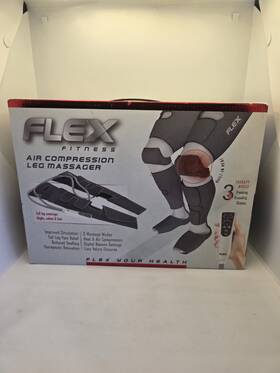 Flex Fitness 841351182393 Air Compression Full Leg Massager 8239 3 Therapy Modes Brand New