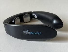 Flex Works 849813041387 Electro Pulse Neck Massager U-shaped Design