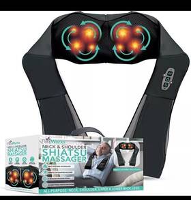 S-fwsnm-01 Flexworks Shiatsu Neck Shoulder Back Foot And Body Massager No Car Adapter