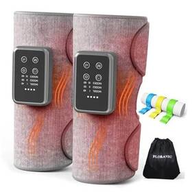 Cy-080a Floravic Cordless Leg Massager With Heat For Daily Pain And Comfort Use Lightgray