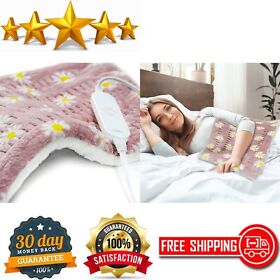Flower Heating Pad For All Back Pain Relief 8 Timers Stay On Machine Washable