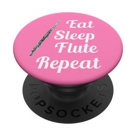 0hqee112sysus Flute T-shirts And Apparel Player Gift - Eat Sleep Repeat Pink