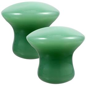 Gfx8i04fl511an58ikq Fomiyes Jade Massager Mushroom Gua Sha - 2pcs Green Quartz