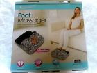 Foot Massager Health Touch New W Luxurious Soft Fabric Black White Zebra Print 889779000479