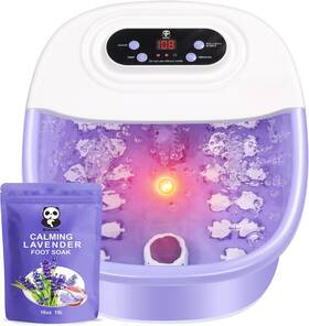 Foot Spa 313039265297 Bath Massager With Heat Bubbles And Vibration Massage Jets 16 Oz C