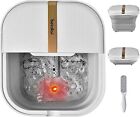Be-f888 Foot Spa Collapsible Bath With Heat And Bubble Massage Feet White