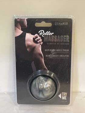 Formfit 220824173852 Roller Massagers New Blacklish Silver 360 Rollerball -brand Seal