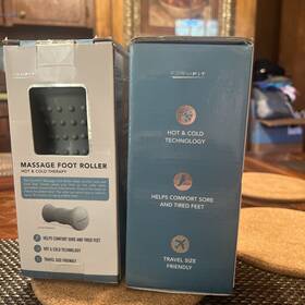 Formfit 840824132217 Massage Foot Roller - Hot And Cold Therapy- Gray/grey Brand New In Box