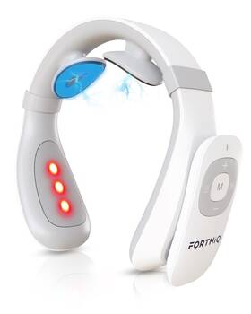 304-e1 Forthiq Neck Tens Machine With Heat Electric Massager For Pain Relief