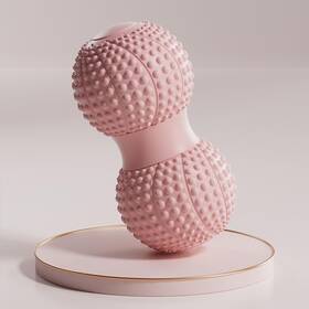 Huasheng001 Frcitrus Peanut Massage Ball For Myofascial Release And Muscle Relaxation - Deep Pink