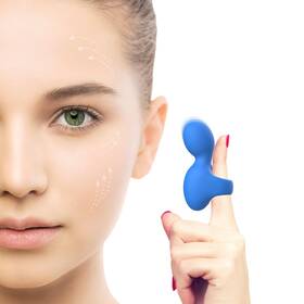 Yw-2025-c Fuigarry Mini-ring Face And Eye Powerful Massage Tool Multifunctional Blue