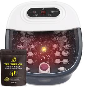 Futurecare-02 Futurecare 797424009602 Foot Spa Bath Massager With Heat Bubbles And Vibration Massage Jets 16 O