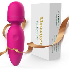 Fuwyiy 753848622421 Mini Massager Tools Small Waterproof Cordless Handheld Rose Red