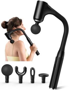 Fvz 602581568216 Massage Gun Deep Tissue - Back Massager For Pain Relief With Exte