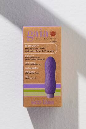 09895 Gaia Eco Bliss Wand Massager 10 Vibration Modes Waterproof Usb Rechargeable