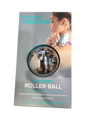 05-62924 Gaiam Restore Cold Therapy Roller Ball 20 Mins Of Soothes Aches New