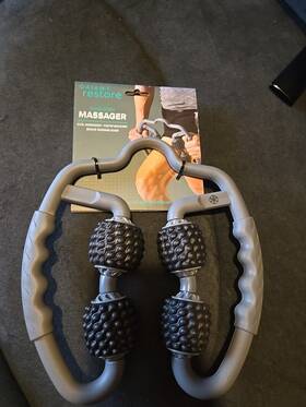 Gaiam Restore 018713639400 Dual Sided Massager For Legs Calf Or Arms Faster Recovery