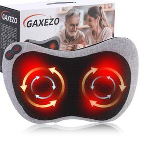 Gaxezo-us01 Gaxezo Best Pillow Neck And Back Massager With Heat Shiatsu Massage For