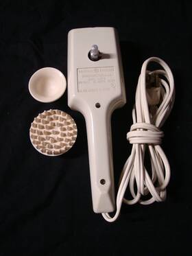G1mr-1 Ge Model Electric Massager Wand With 2 Attachment Heads