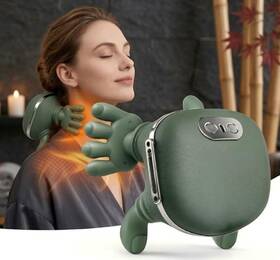 Genesandro N7-oilvegreen Bionic Neck And Shoulder Massager Heated Real Hand - Scratch Dent