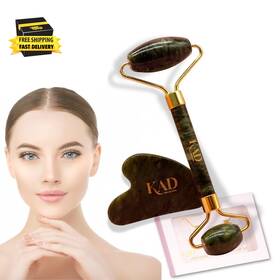 Germany 313051873845 Jade Roller Gua Sha Set For Face And Body Natural Massage Tools Pu